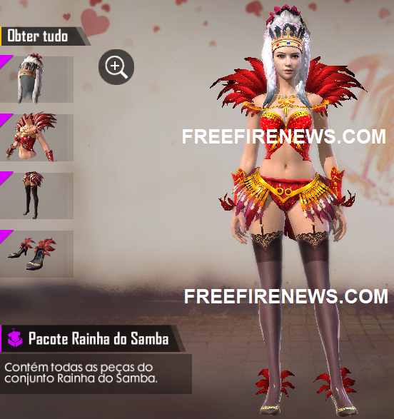 [ CARNAVAL ] SKINS MASCULINA E FEMININA ( ARARA E RAINHA DO SAMBA )