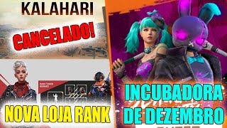 CONFIRMADO! Incubadora de Dezembro, Novo Mapa só em 2020 e Nova Loja Rank