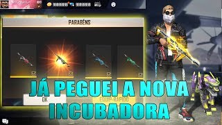 FUI O PRIMEIRO A PEGAR A NOVA INCUBADORA DA MP40 NO FREE FIRE!