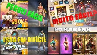 JÁ PEGUEI TODOS OS NOVOS PACOTES DA NOVA VERSÃO FREE FIRE! OURO ROYALE,INCUBADORA E NOVA PERSONAGEM