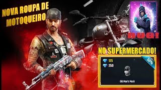 NOVO EVENTO COM ROUPA DE MOTOQUEIRO, BARBA NO SUPERMERCADO, DINO ANGELICAL BUGADO NO SUPERMERCADO!