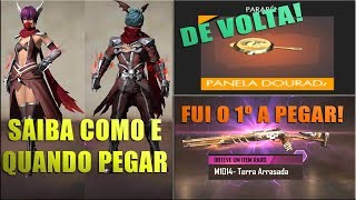 PANELA DOURADA DE VOLTA, SAIBA COMO PEGAR AS SKINS DO RAGNAROK, BÔNUS DE DIAMANTES E MAIS!