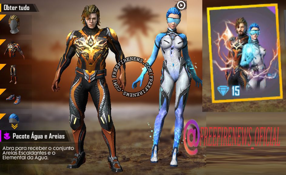 Novo Diamante Royale do Free Fire! Confira o novo conjunto feminino qu