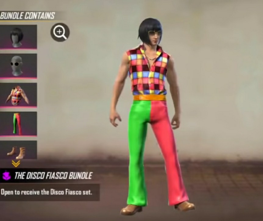 New Gold Royale Bundle In Free Fire The Disco Fiasco Team2earn Store