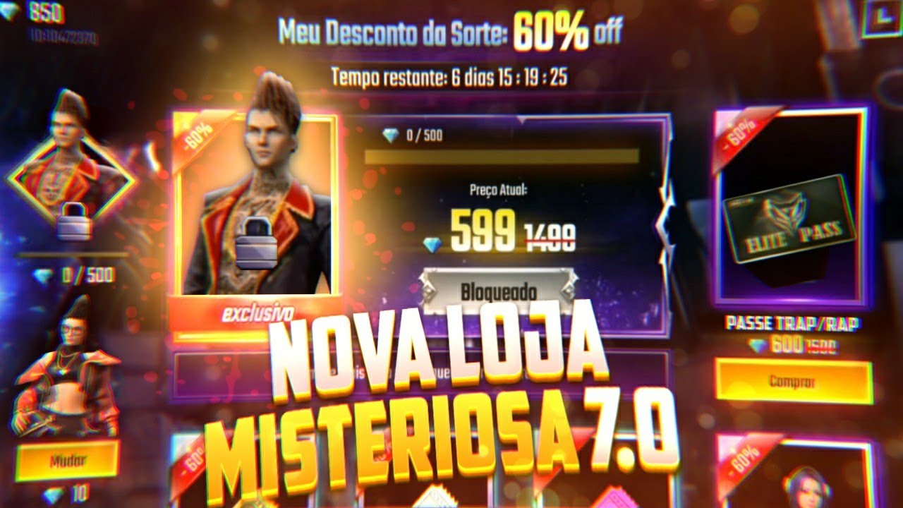 Loja Misteriosa 7 0 Acesso Antecipado Free Fire News