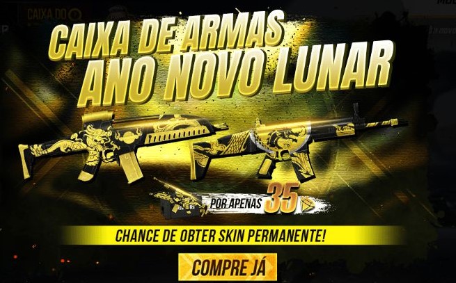 Free Fire: evento do Ano Novo Chinês distribui skins, armas e caixas, free  fire