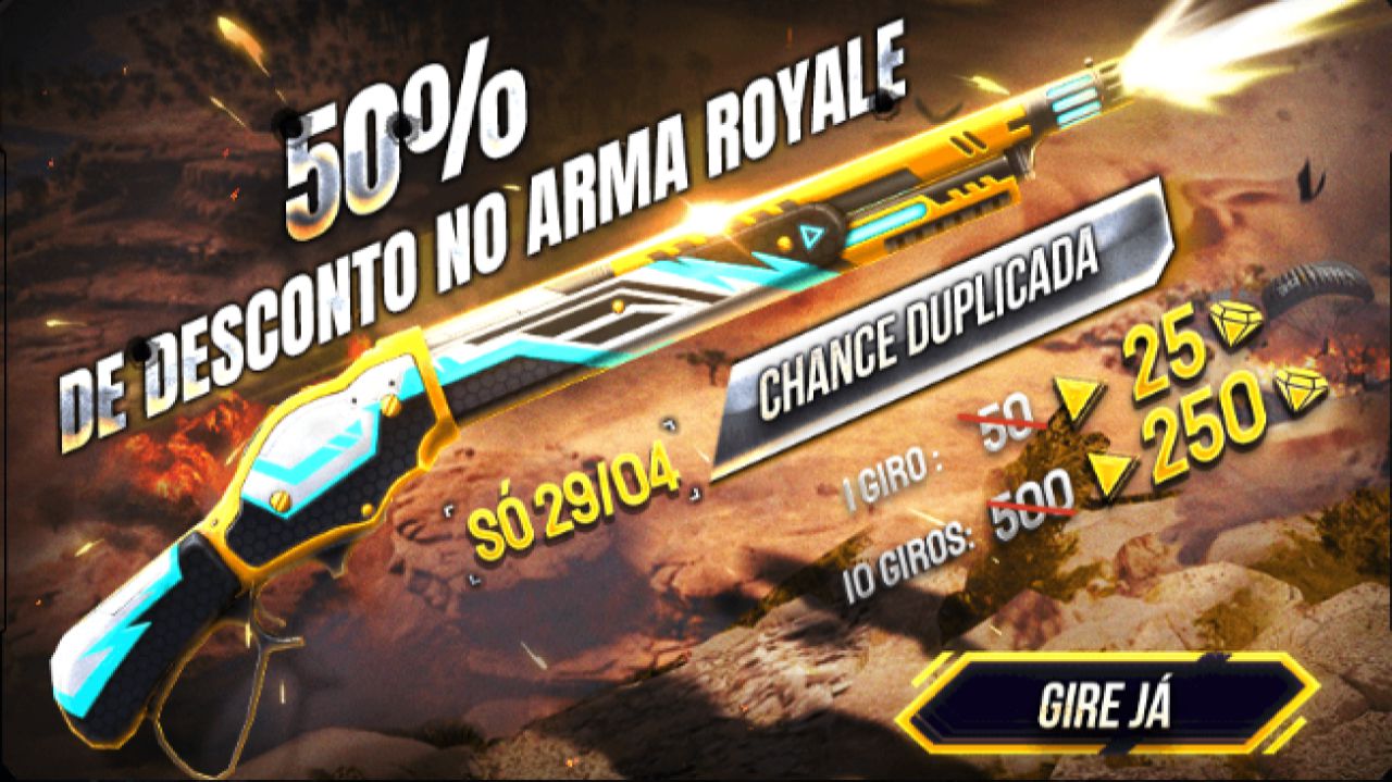 Weapon Royal 50 Discount In Free Fire