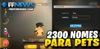 Arquivos nomes free fire - FREEFIRENEWS