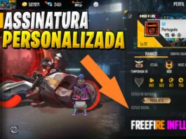 assinatura personalizada free fire