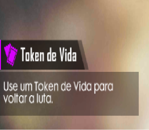 NOVO ITEM : TOKEN DE VIDA